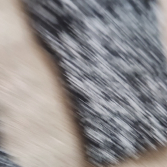 Free People Black/White Heathered Long Sleeve Light Knit Sweater✨️✨️✨️ - Picture 4 of 9